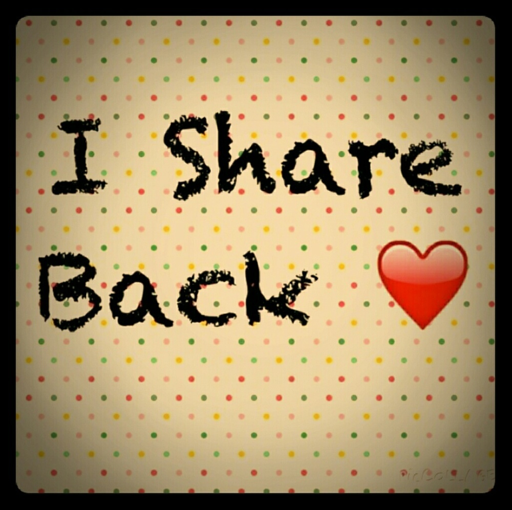 Share mine and I will sure share back within 24 hr